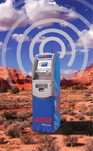 With a wireless ATM, you can place and relocate your ATM anywhere, for less than the cost of a wired connection